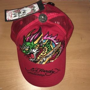 Ed Hardy hat! Never worn! Has tag!